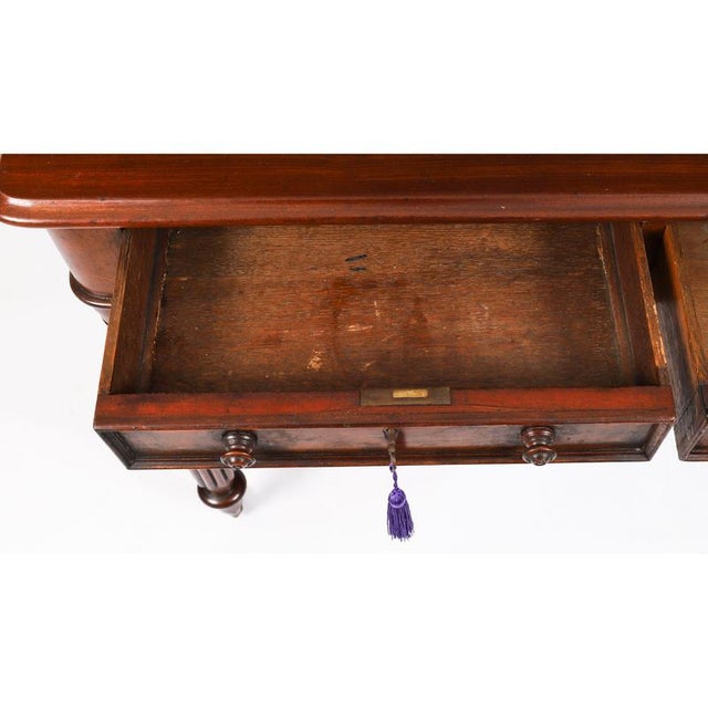 Antique Victorian Writing Table, 1800s For Sale - Image 10 of 17