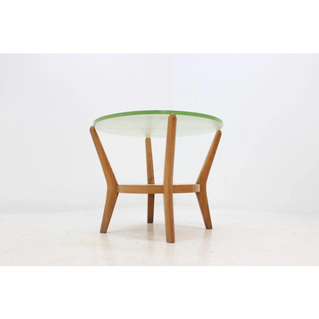 - Made in the 1960s - Designed by Kropáček, Koželka - 15 mm thick glass with facets