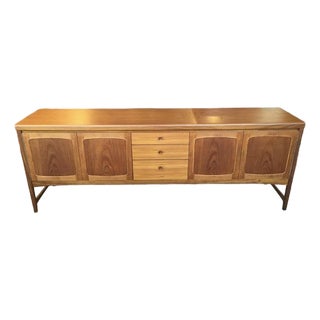 Mid Century Modern European Teak Credenza by Nathan, Uk c.1960 For Sale