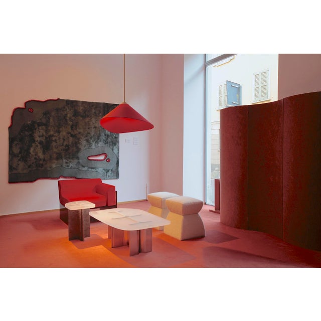 Brushed Steel & Transparent Opaque Resin Fossil Coffee Table by Daniel Nikolovski & Danu Chirinciuc for KABINET, 2019 For Sale - Image 16 of 17