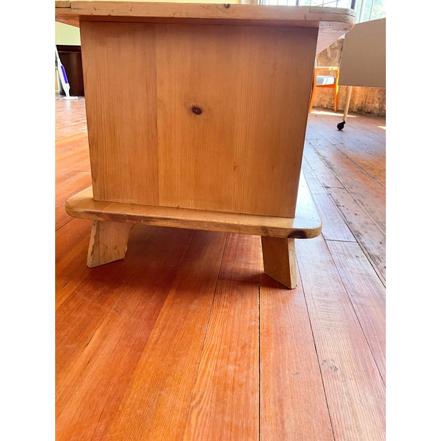 Mid 20th Century Folk Art Coffee Table For Sale In Portland, OR - Image 6 of 13