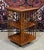 English Revolving Bookcase in Yew Wood, 1970s For Sale - Image 10 of 13