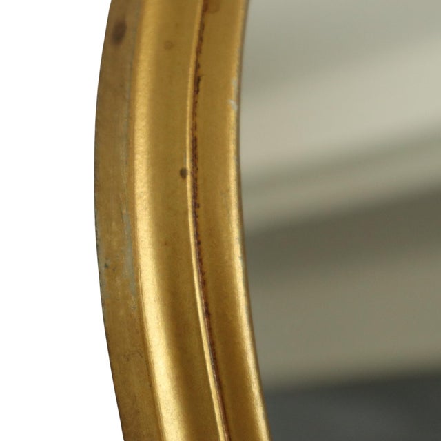 Vintage Gold Mirror, 1960s For Sale - Image 10 of 17