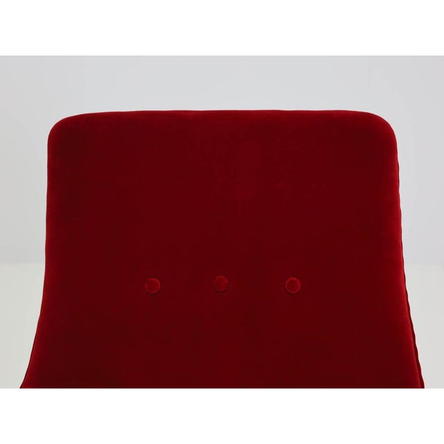 Small Armchairs with High Backrests in the style of Gio Ponti, Italy, 1950, Set of 2 For Sale - Image 13 of 15