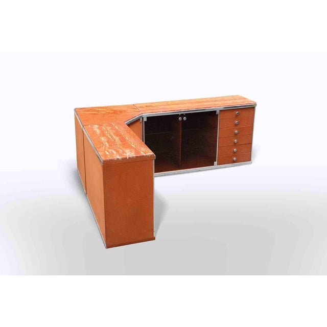 Vintage 4-Module Sideboard Set by Guido Faleschini for I4mariani, Italy, 1970s, Set of 4 For Sale - Image 3 of 14