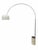 White Arc Lamp by Luigi Massoni for Guzzini, 1960 For Sale - Image 8 of 8