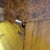 Wood Wooden Chest of Drawers with Three Drawers and Burl Finish For Sale - Image 7 of 14