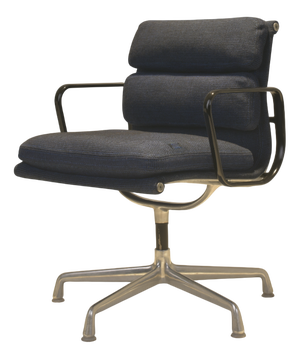 EA 208 Softpad Aluchair by Charles and Ray Eames for Herman Miller, 1970s
