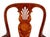Queen Anne Desk Chairs in Mahogany, 1890s, Set of 3 For Sale - Image 5 of 18