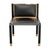 "Costiera" Chair With Bronze Details and Tailor Made Woven Leather For Sale In Los Angeles - Image 6 of 8