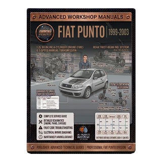 Fiat Punto 1999-2003, Car Repair Manual, Workshop Guide Book For Sale
