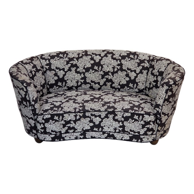 Vintage Danish Two-Seater Banan Sofa, 1960s For Sale