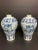 Vintage Chinese Art Porcelain Blue & White Vase- a Pair For Sale - Image 11 of 11