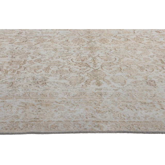 Vintage Muted Turkish Rug, 09'05 X 12'07 For Sale - Image 4 of 9