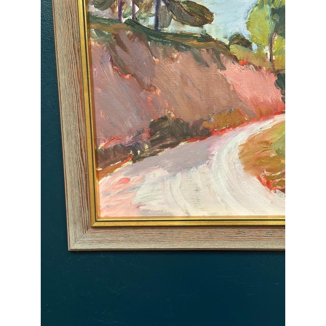 Bente Bjerregaard, Warm Day, France, 1982, Oil on Canvas, Framed For Sale - Image 15 of 18