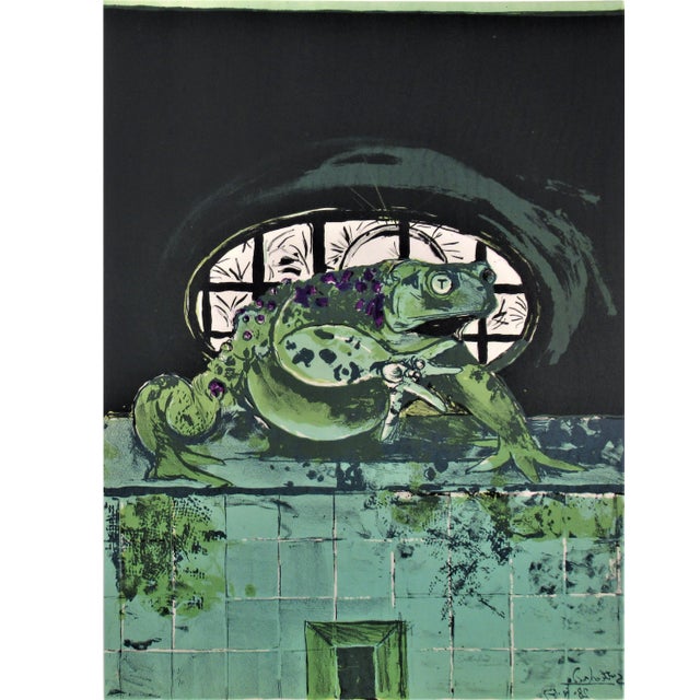 Graham Sutherland, "Toad I" from the suite "Bestiary and some Correspondences", 1967 For Sale