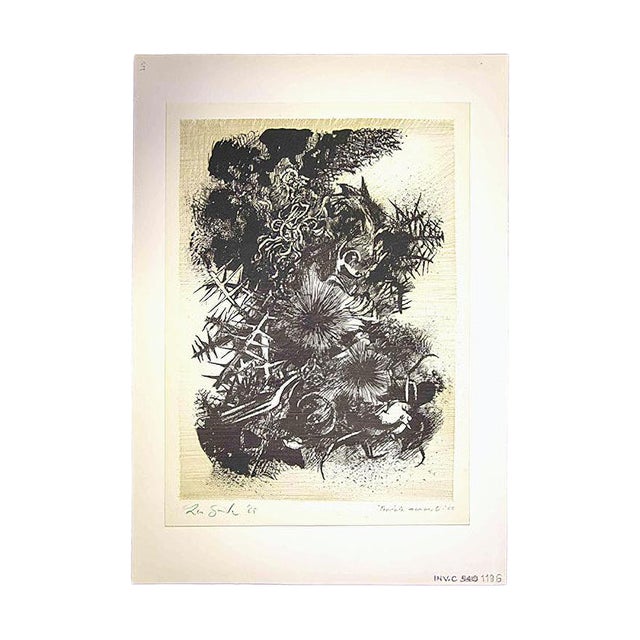 Leo Guida, Seabed, 1970s, Original Drawing For Sale