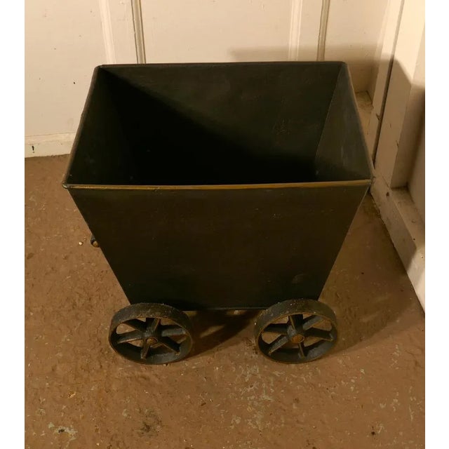 Little Blacksmith Coal Wagon & Coal Scuttle, 1890s For Sale - Image 6 of 8