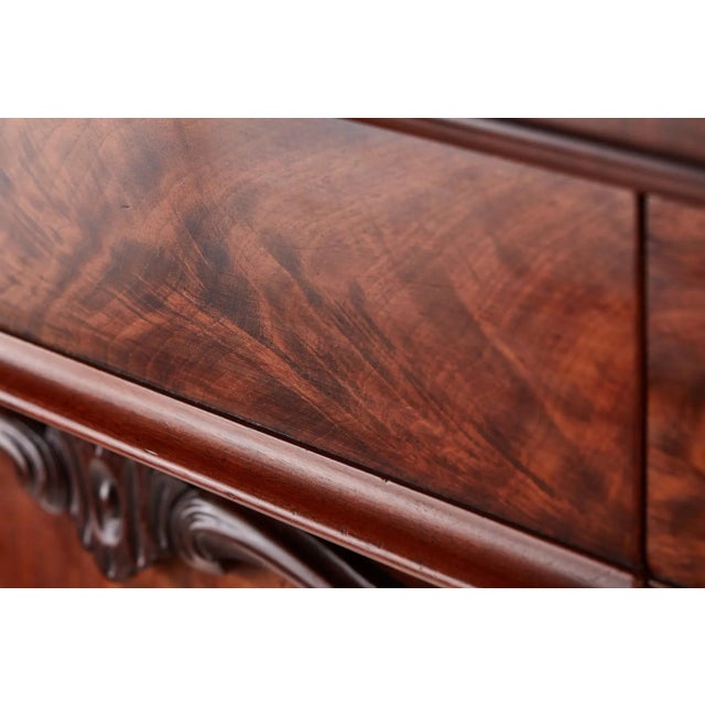 Antique Victorian Carved Mahogany Sideboard For Sale - Image 4 of 13