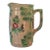 Vintage Japanese Water Pitcher Vase With Floral Motif For Sale