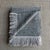 Olive Belgian Linen and Cotton Throw For Sale In Los Angeles - Image 6 of 7
