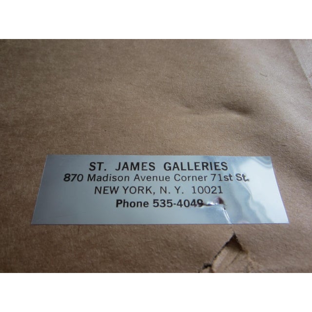 1970s Kamil Kubik Fall in Central Park Impressionist Signed Lithograph For Sale - Image 13 of 13