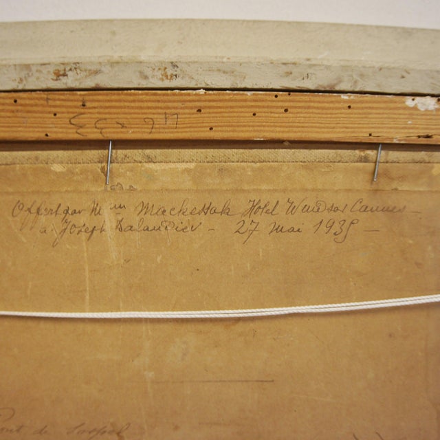 Pol Presson, Pont-Vieux Sospel, 1920s, Framed For Sale - Image 6 of 8