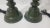 Japanese 1950s Regency Japanese Verdigris Brass Marbro Style Table Lamps - a Pair For Sale - Image 3 of 12