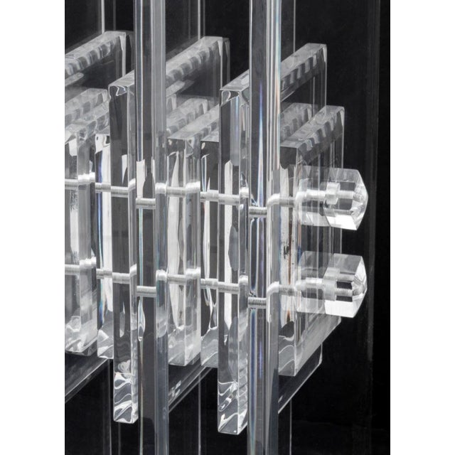 Mid 20th Century Mid-Century Modern Style Lucite Console Base For Sale - Image 5 of 5