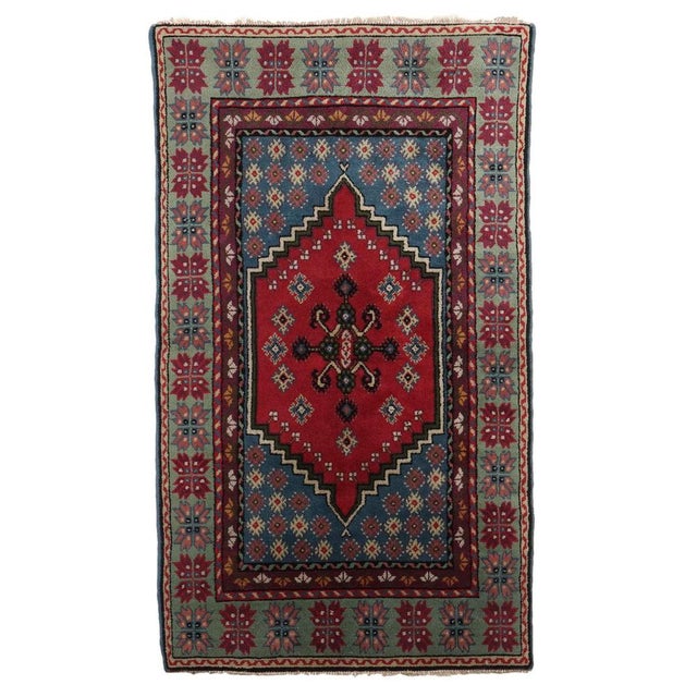 Vintage Turkish Yoruk Rug For Sale - Image 9 of 9