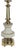 1960s Stiffel Brass and Porcelain Table Lamps, a Pair For Sale - Image 13 of 15