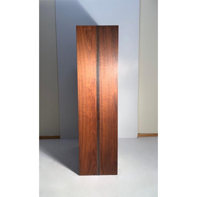 Evans Clark Glenn of California Folding Bookcase/ Display Shelf/ Room Divider. Manner of Milo Baughman Style of Charlotte...