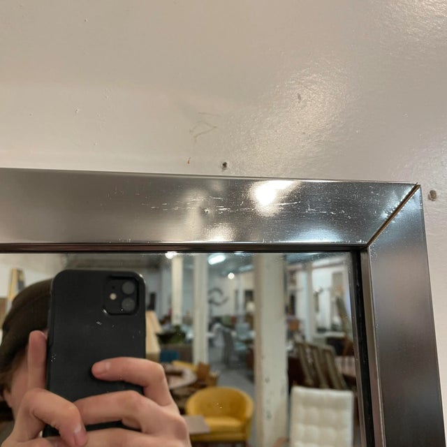 Mid 20th Century Paul Evans Style Mid Century Modern Mirror For Sale - Image 5 of 13