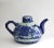 Blue Early 20th Century Blue and White Victoria Wear Teapot For Sale - Image 8 of 8