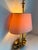Gold Vintage Neoclassical Brass Wall Lamp with Off-White Shade, 1970s For Sale - Image 8 of 18