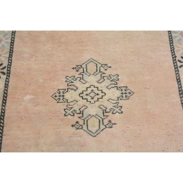 Turkish Vintage Turkish Anatolian Hand Knotted Wool Rug,2'5"X7'5" For Sale - Image 3 of 4