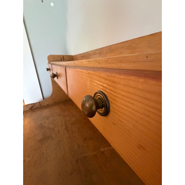 Antique English Pine Sideboard For Sale - Image 10 of 12