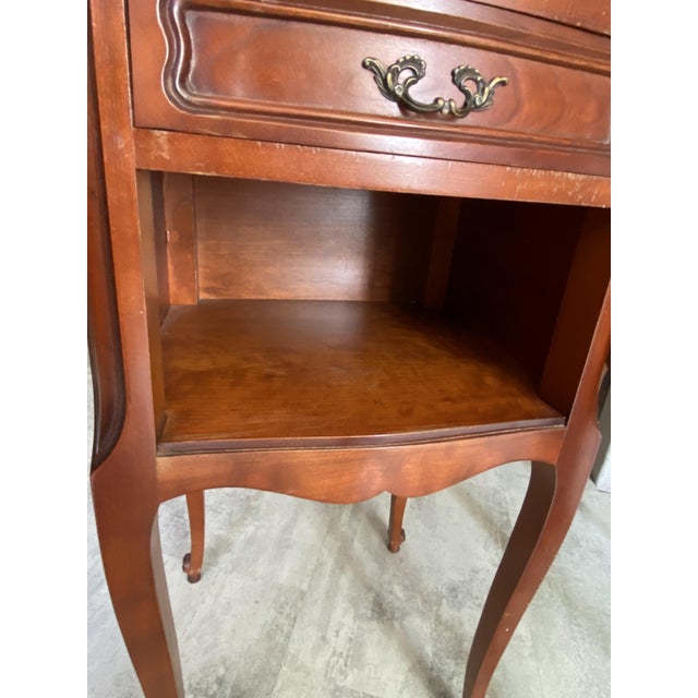 Louis XV Style Bedside Tables, 1950s, Set of 2 For Sale - Image 13 of 18