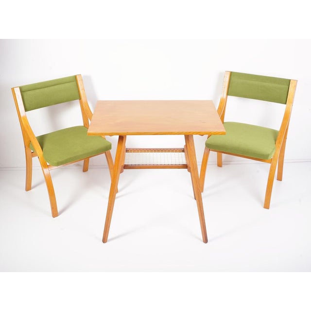 Table & Chairs by Ludvik Volak, 1970s, Set of 3 For Sale - Image 11 of 12