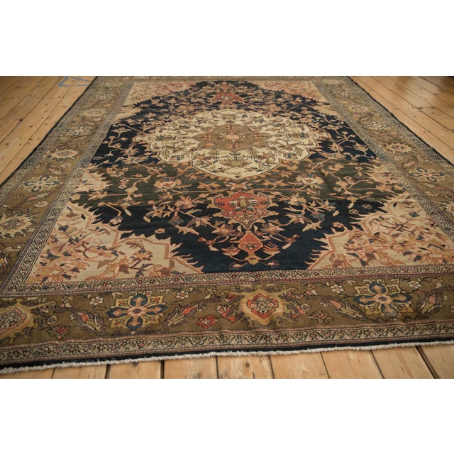 Textile Antique Fine Malayer Carpet - 7'5" X 9'9" For Sale - Image 7 of 14