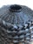 Vintage Black Lacquered Rattan Floor Basket Vase For Sale - Image 11 of 12