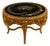 Late 20c Italian Artisan Baroque Gold Beech Center Table For Sale