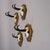Rustic European Vintage Set of Four Chamois Trophies on Carved Plaques, Germany Ca. 1950s For Sale - Image 3 of 7