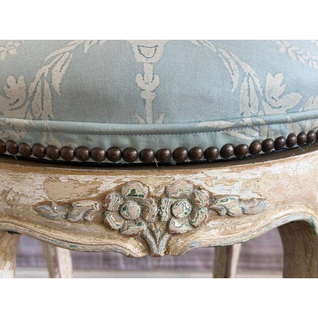 French Louis XV Fauteuil Vanity Chair, Beechwood, Circa 1880-1900 For Sale - Image 13 of 16