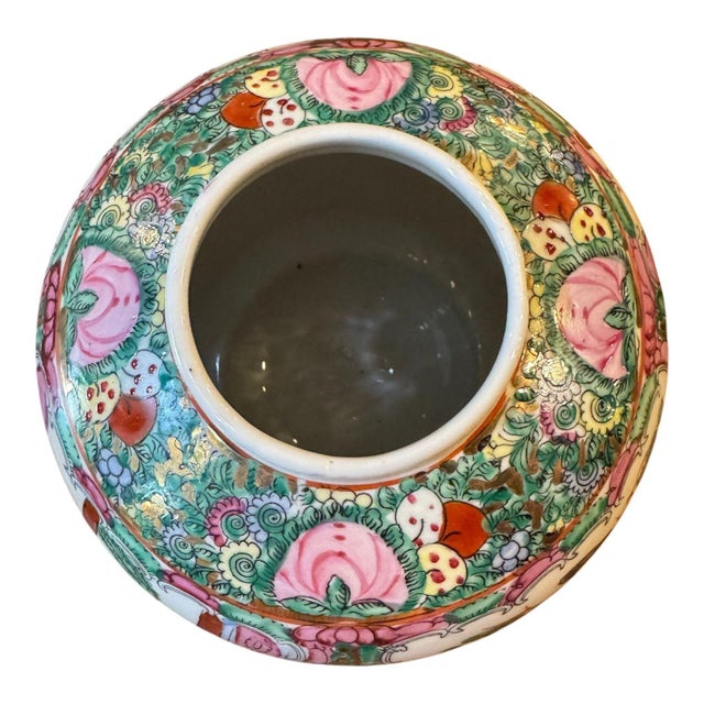Early 20th Century Famille Rose Ginger Jar For Sale - Image 10 of 11