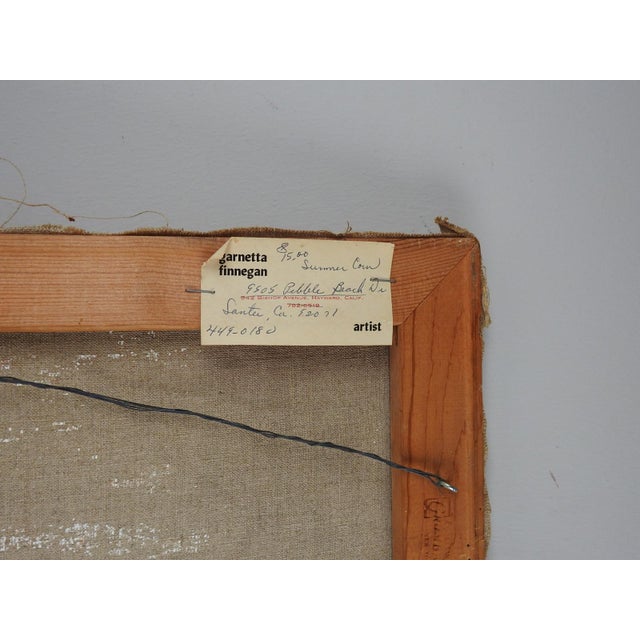 Rustic Vintage Impressionist Corn Still Life Painting For Sale - Image 3 of 5