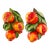 Vintage-Style Italian Majolica Pomegranate Wall Plaques by Bassano Del Grappa Ceramiche - Pair For Sale