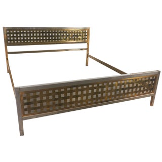 Brass Bed by Sandro Petti, 1970s For Sale
