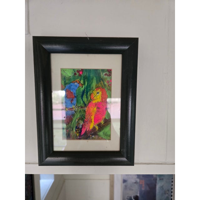 Traditional 1990s Three Small Paintings Oil and Gouache by Jan Butterfield For Sale - Image 3 of 18