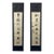 Vintage Chinese Calligraphy Hanging Scroll Pair, Hand Brush Script Wall Art For Sale